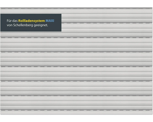 Schellenberg rolluikprofiel voor Maxi systeem H 52 x B 800 mm grijs