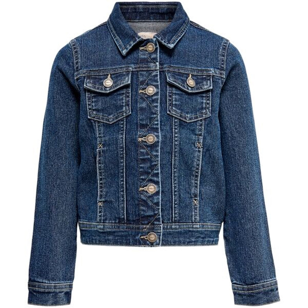 Køb Kids ONLY Medium Blue Denim Sara Jakke