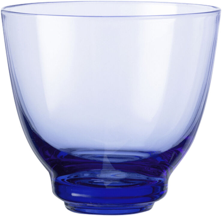 Holmegaard Flow Vandglas 35 cl mørk blå Blå
