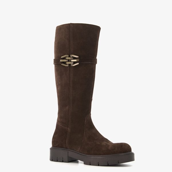 Harper leren dames boots bruin