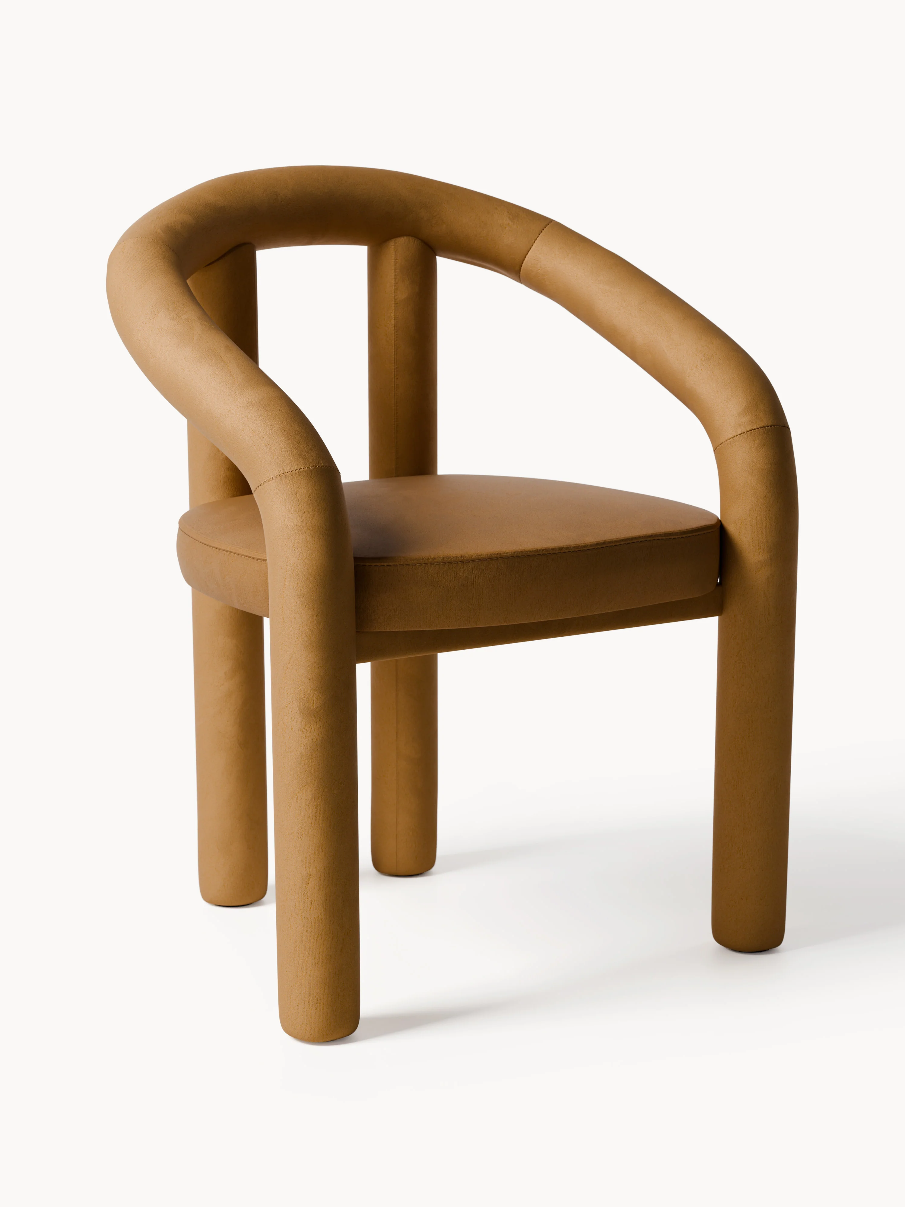 Fluwelen armstoel Calan 4