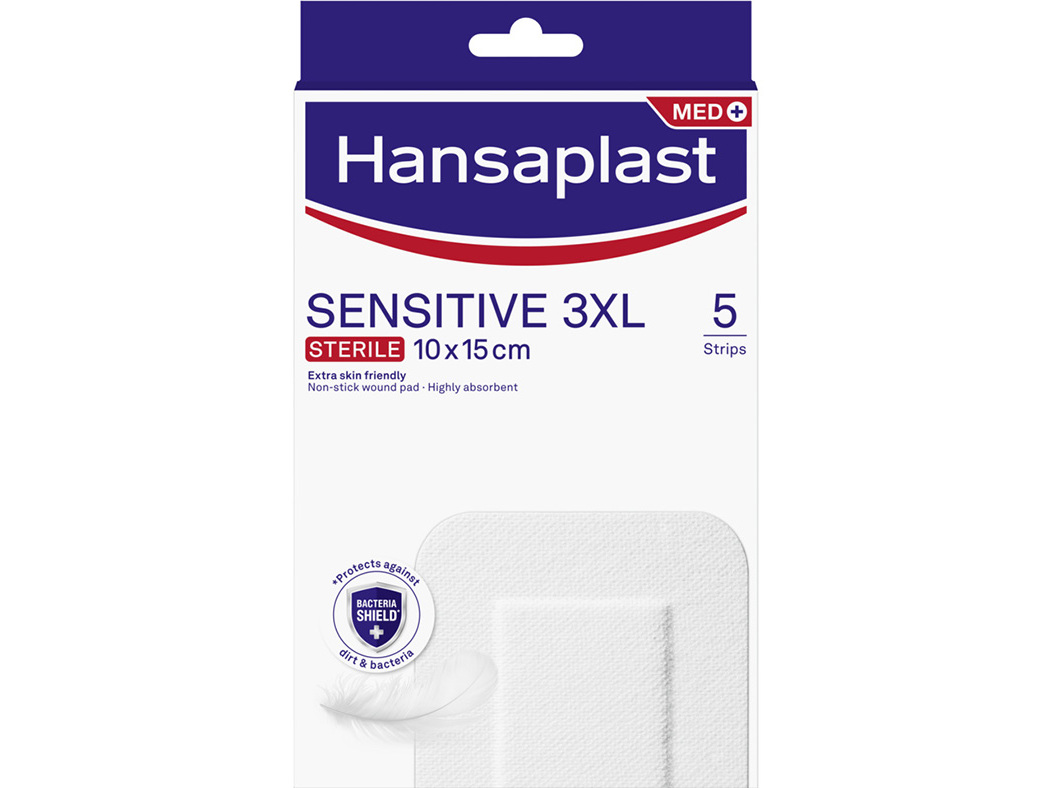 PENSO HANSAPLAST MED SENSITIVE 3XL 10X15CM 5UN