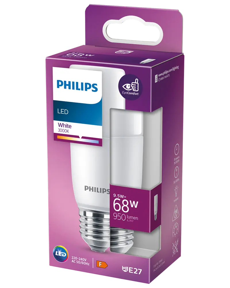 PHILIPS LED 9,5 W E27 T38