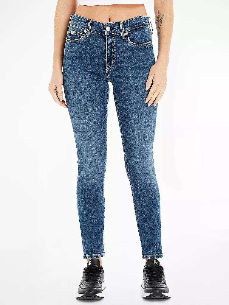 CALVIN KLEIN JEANS Jeans Skinny Fit dunkelblau