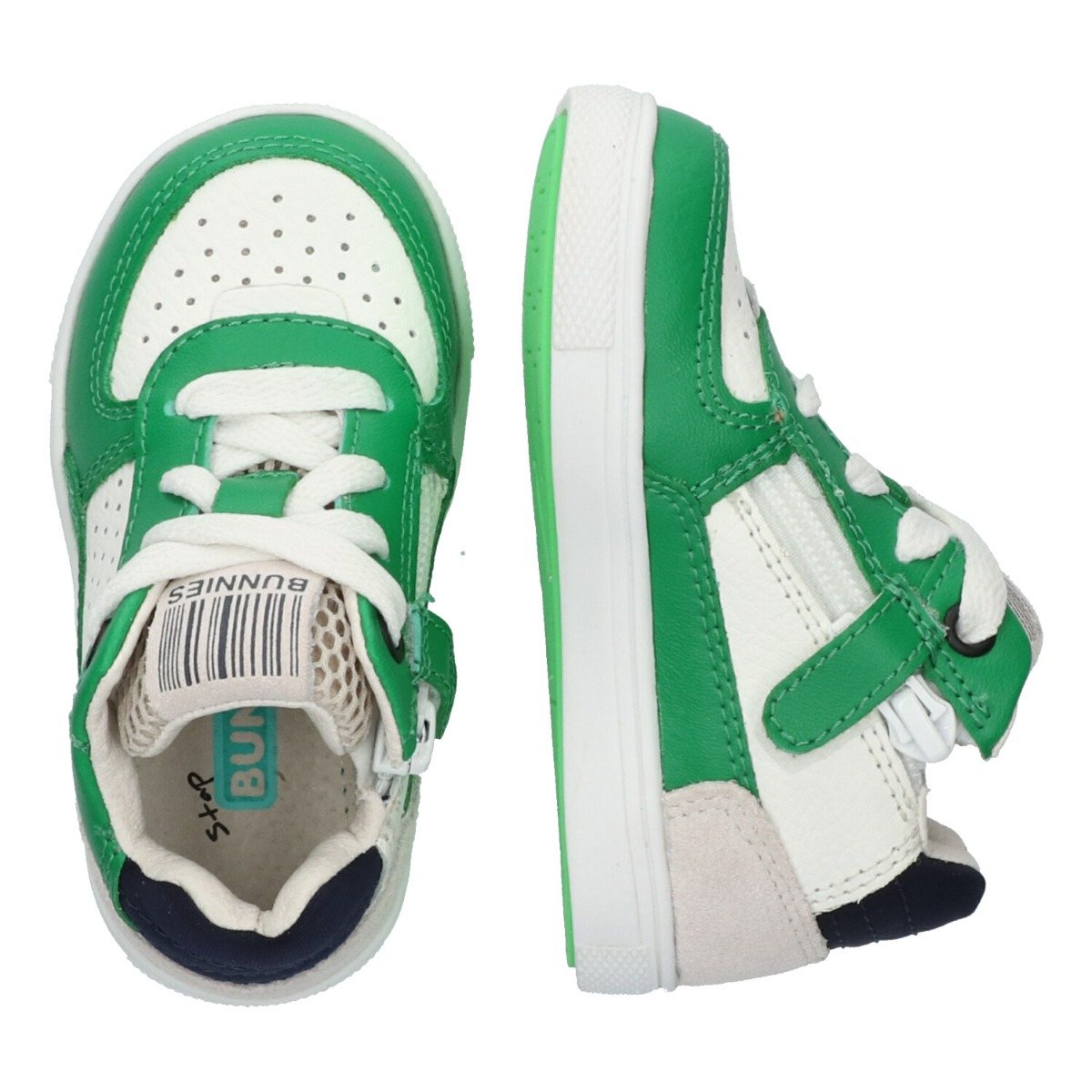 Loran Louw - Lage Sneakers Bunnies Groen