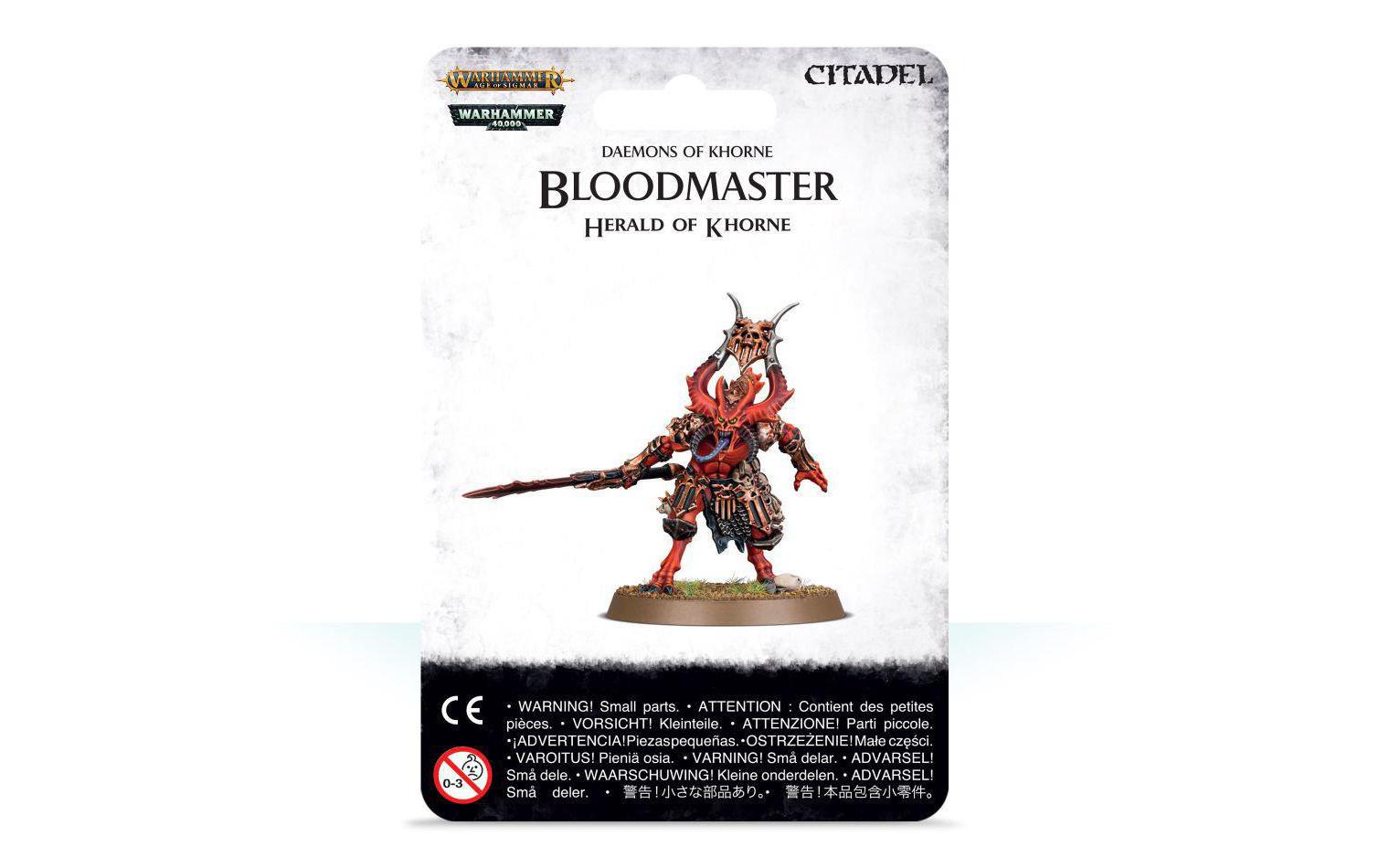 Figur Warhammer 40.000 Bloodmaster Herald of KhorneBausatz für 1 Figur
