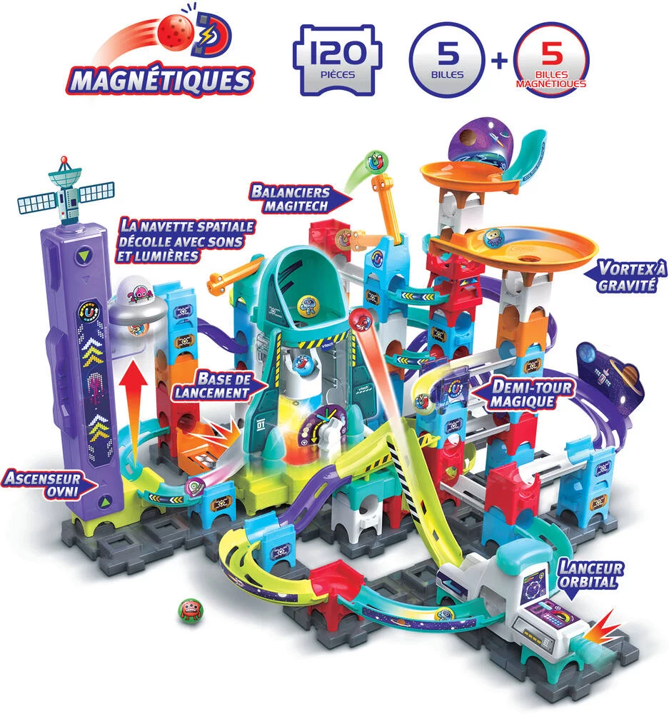 MARBLE RUSH - SPACE MAGNETIC MISSION SET XL300E