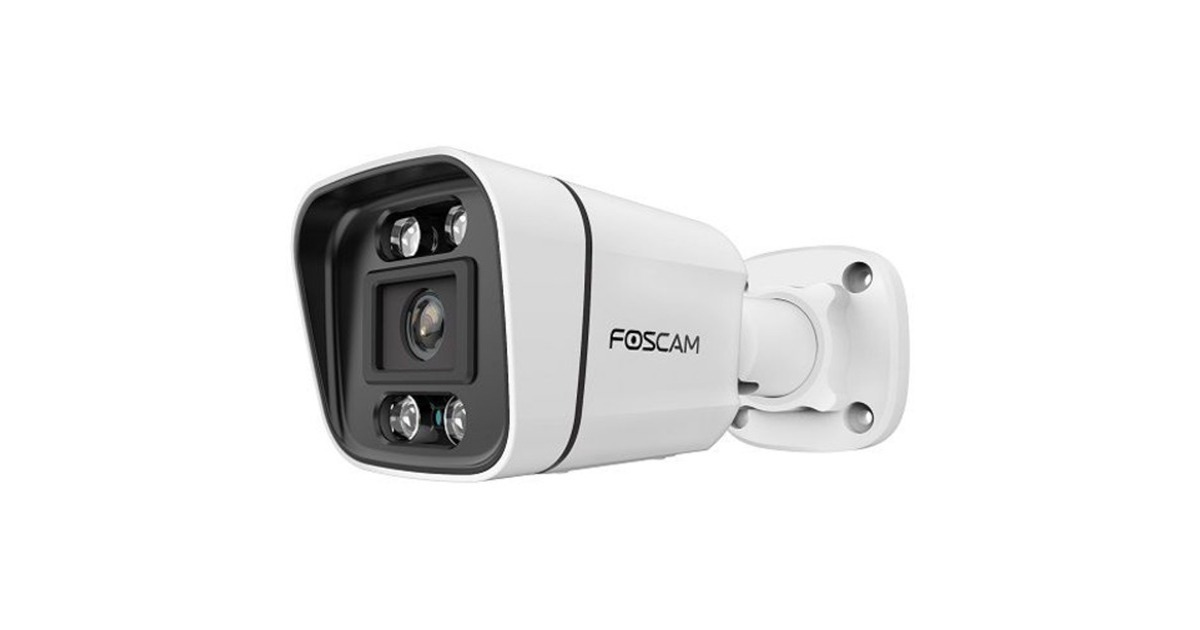 FoscamV5EP-W, 5MP PoE IP beveiligingscamera met persoons- en voertuigdetectie  (Wit, PoE)