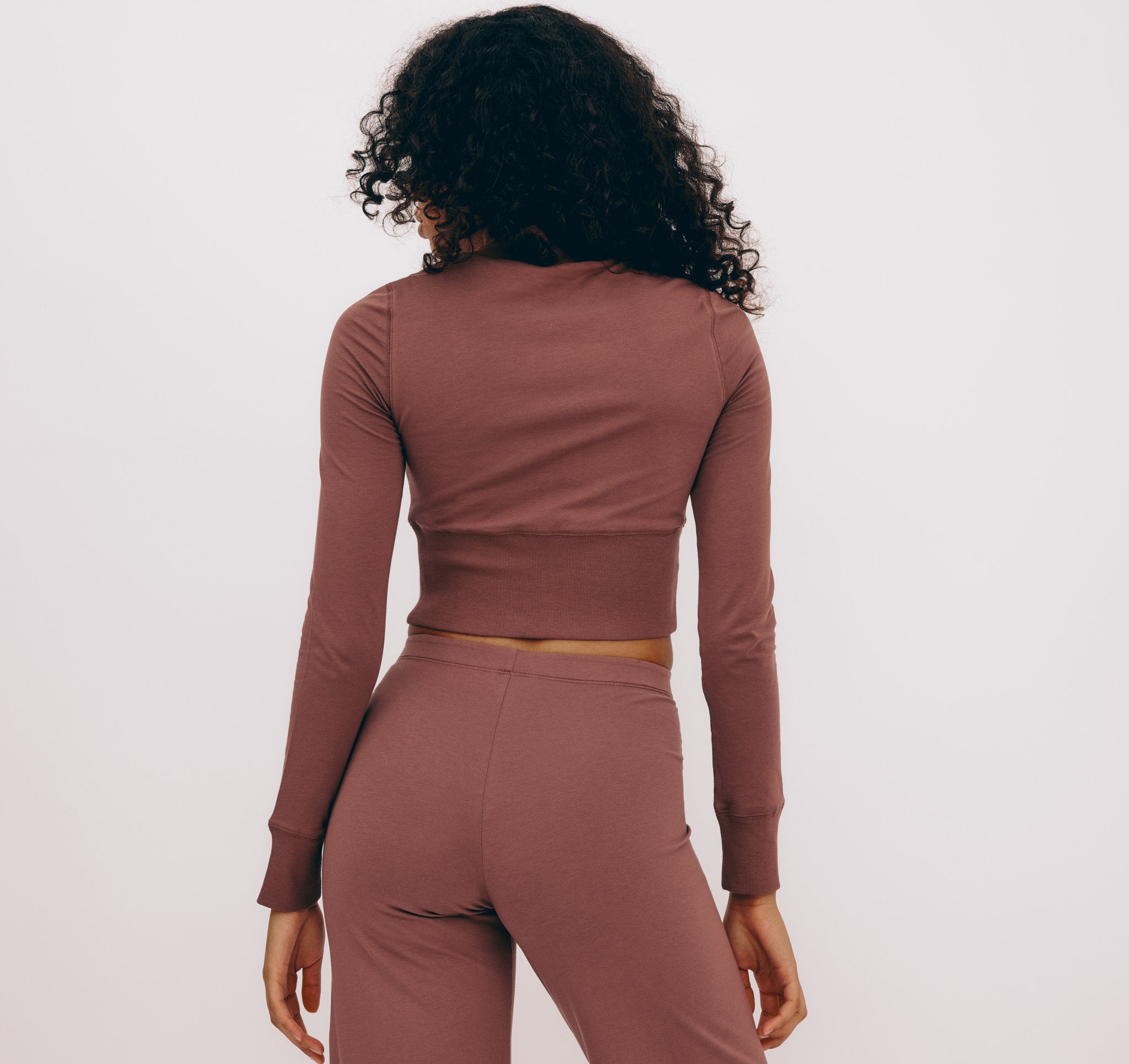 ORGANIC COTTON<br>Core Sport Crop Zip Jacket