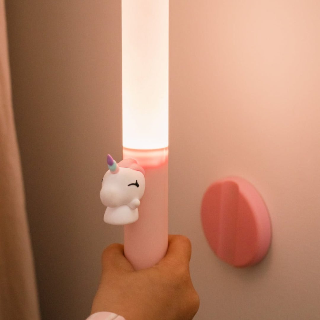 the zoofamily 3-in-1 kinderlamp zoo light - eenhoorn