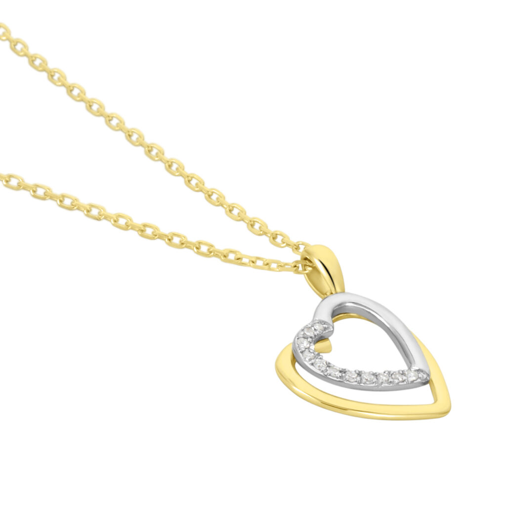 Collier Urlane Or Jaune Diamant