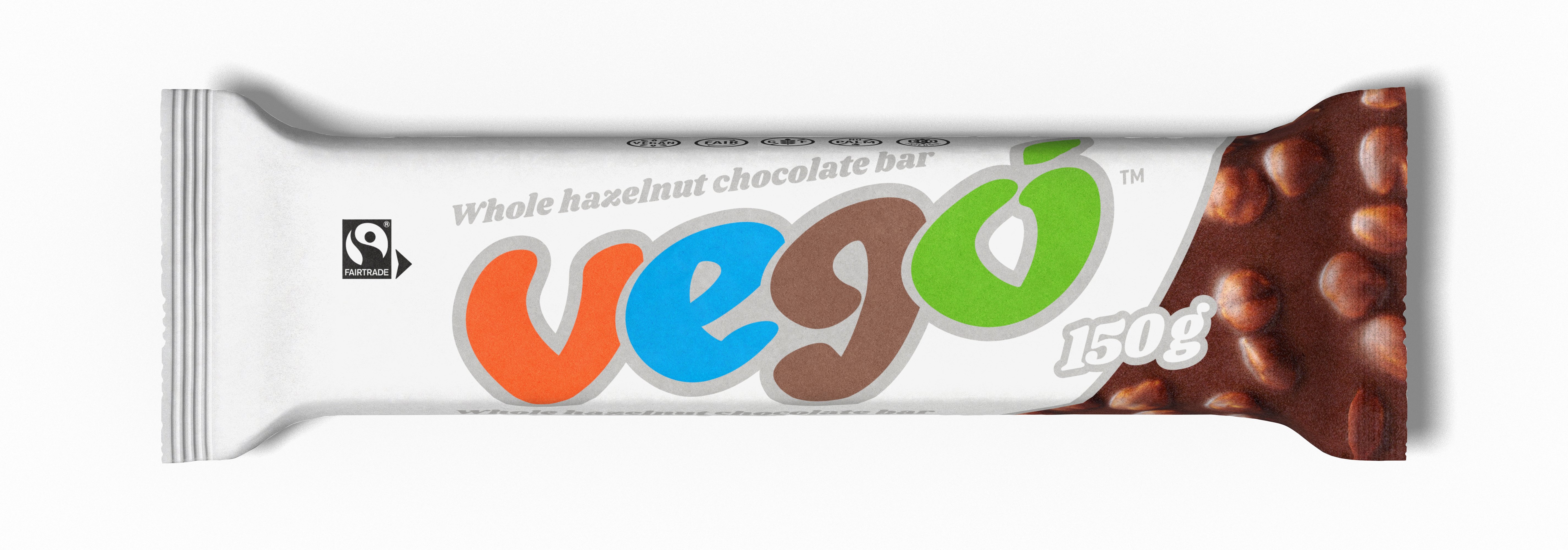 Vego Whole Hazelnut Chocolate Bar