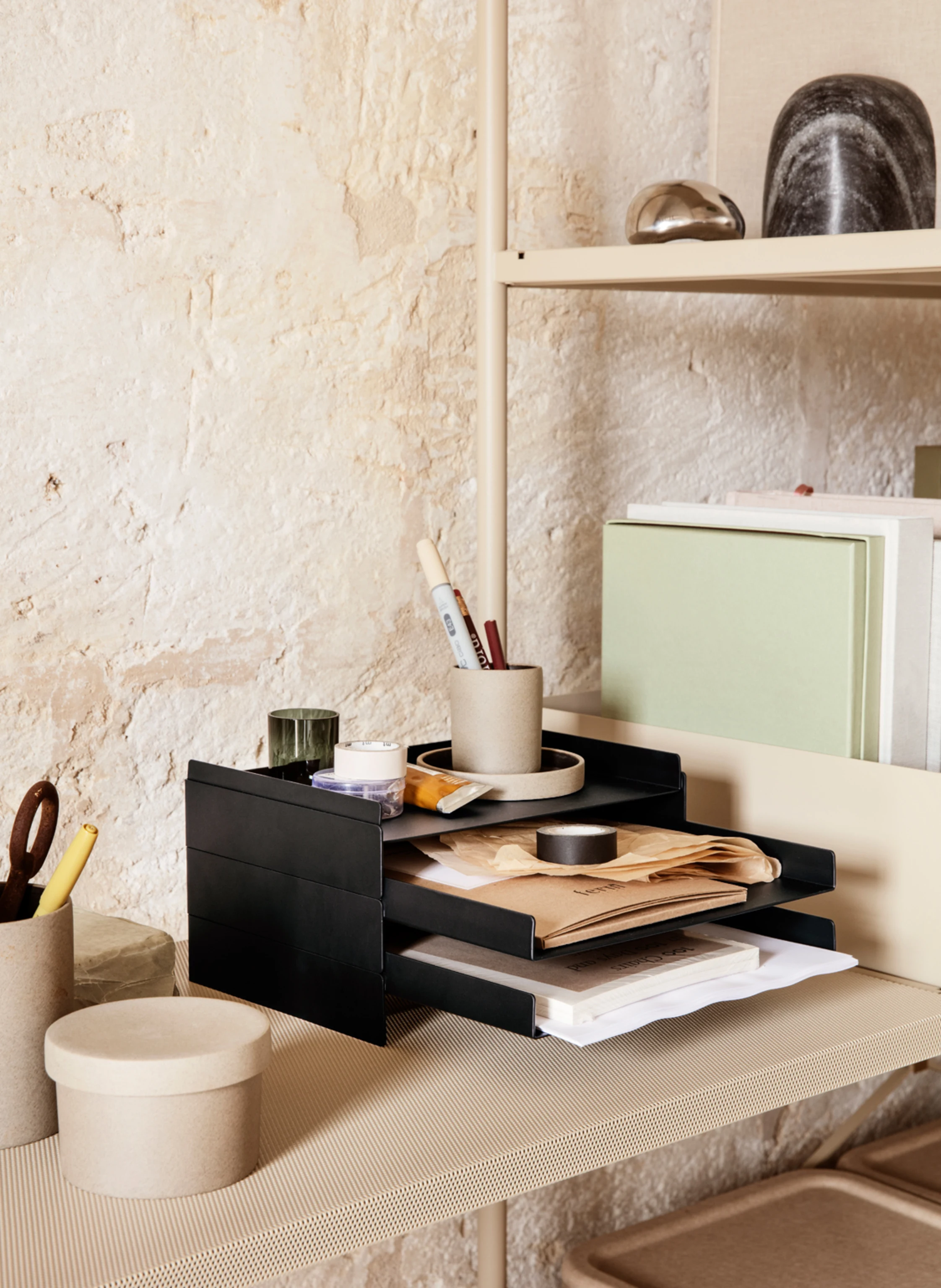 Ferm LIVING 3-tlg. Schreibtisch-Organizer 2X2