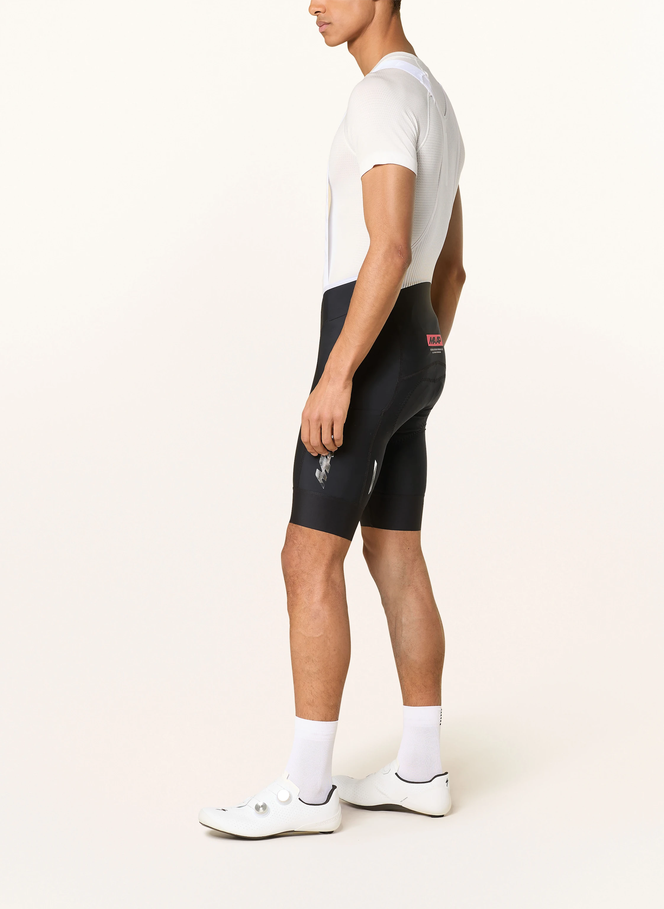 MAAP Radhose MAAP × BLEACH TEAM BIB EVO CARGO mit Trägern und gepolstertem Einsatz