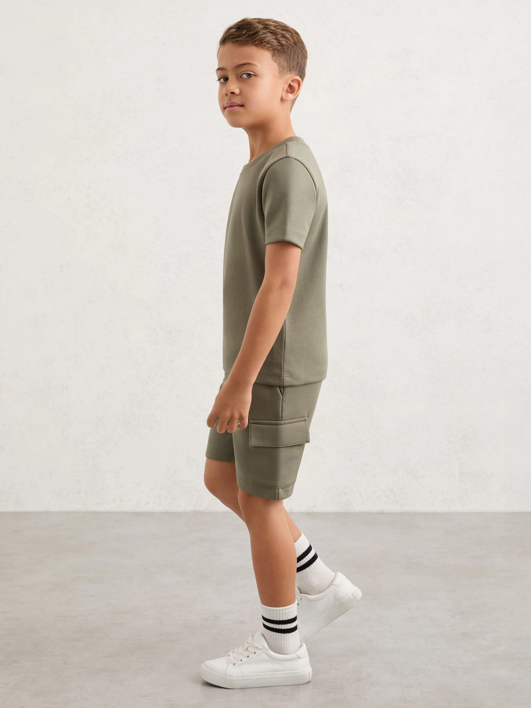 Reiss Oliver cargoshorts van interlock-jersey