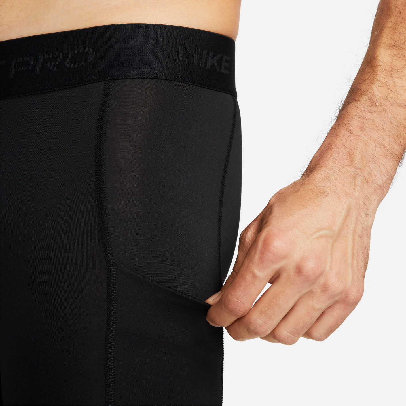 Nike Pro Sportlegging Zwart Wit
