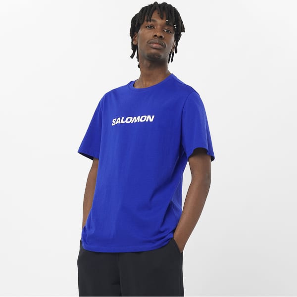 T-shirt SALOMON LOGO PERFORMANCE SS TE SURF THE WEB