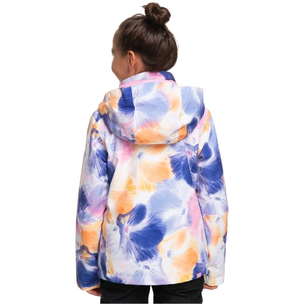 Veste de ski ROXY JETTY GIRL JK SNJT BRIGHT WHITE PANSY PANSY RG