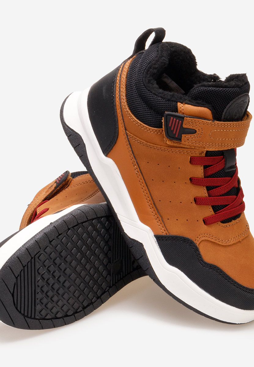 Baskets pour garçons bruns Larkin