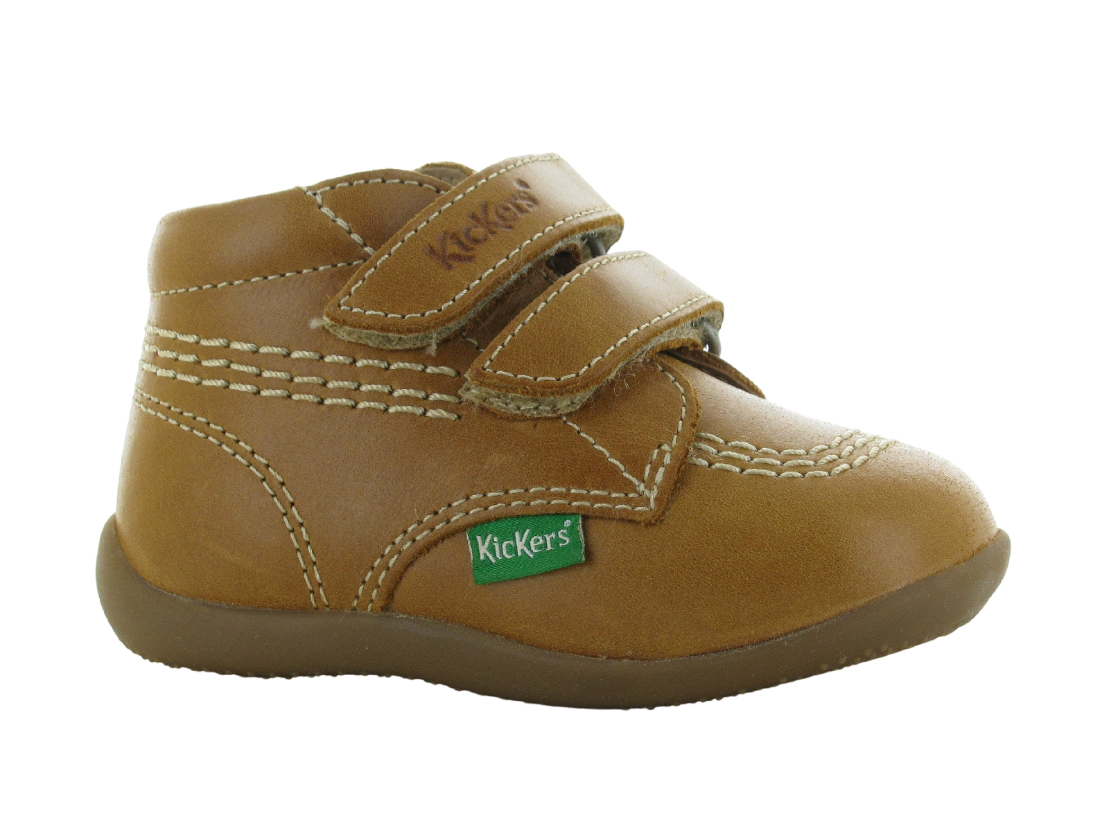 Kickers-BILLY VELK 2 Cuir Camel