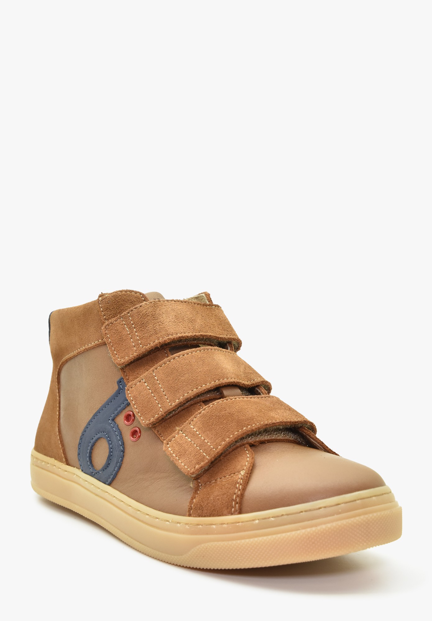 Laax logo   Junior Cognac Blau