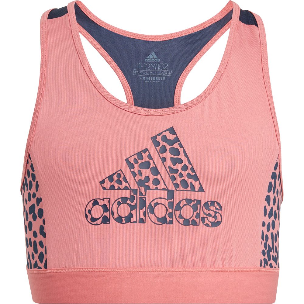 adidas Designed To Move Leopard Sport BH Mädchen hazy rose