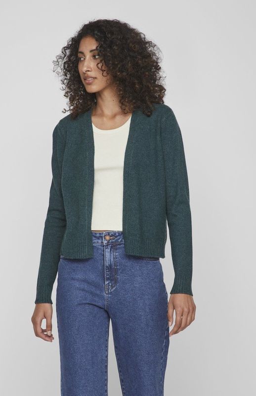 Vila - Viril Short Knit - Vest - Ponderosa Pine - Dames