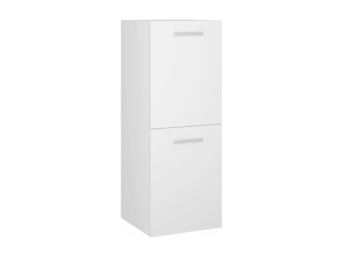 Ensemble de meubles de salle de bain Blanc Aggloméré