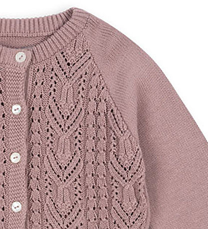 Konges Sløjd Cardigan - Strick - Cabby Frill - Deauville Mauve
