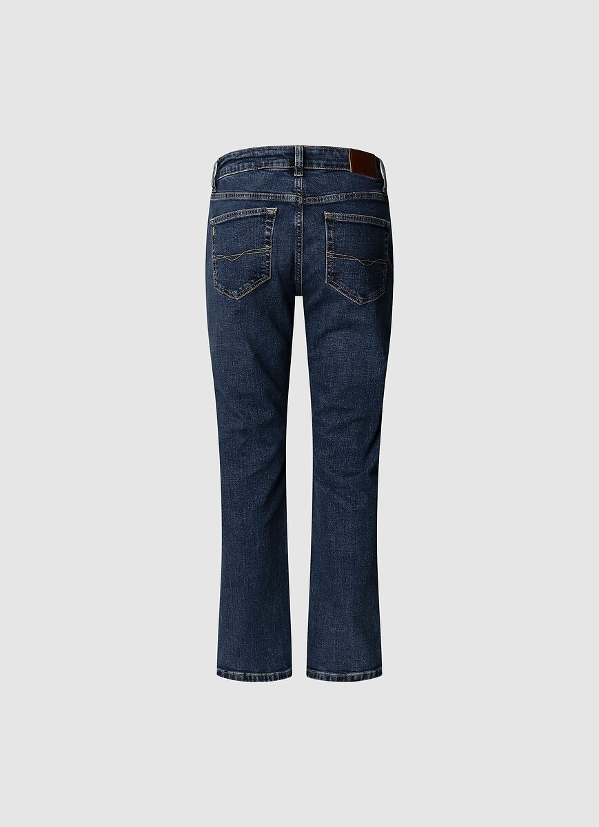 PEPE JEANS<br>Calça jeans reta, cintura padrão MARY