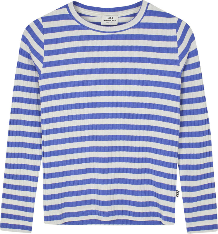 Mads Nørgaard - Copenhagen 5x5 Classic Stripe Talika Top Blå hvid striber