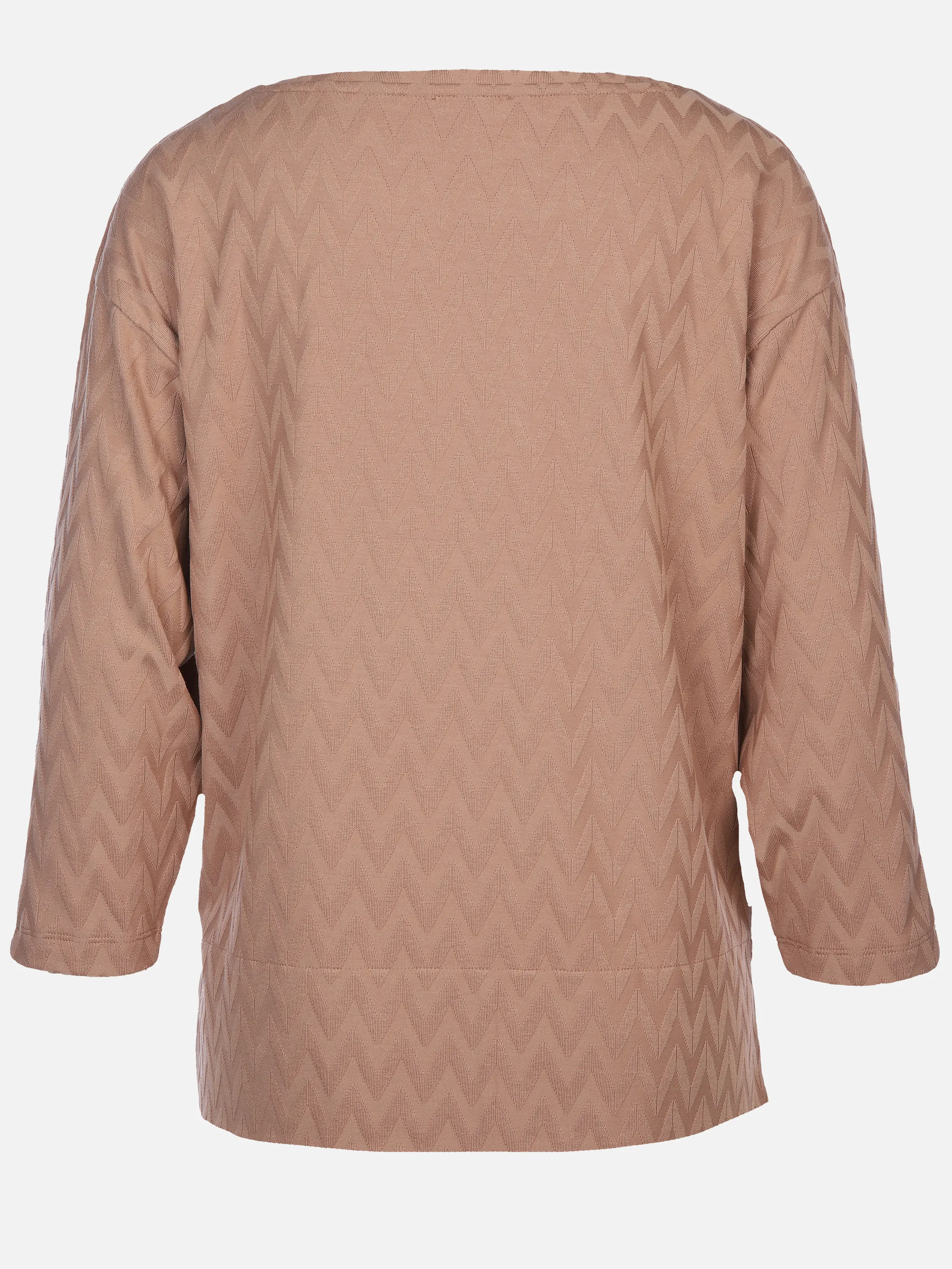 Damen Jacquard Shirt mit 3/4 Arm