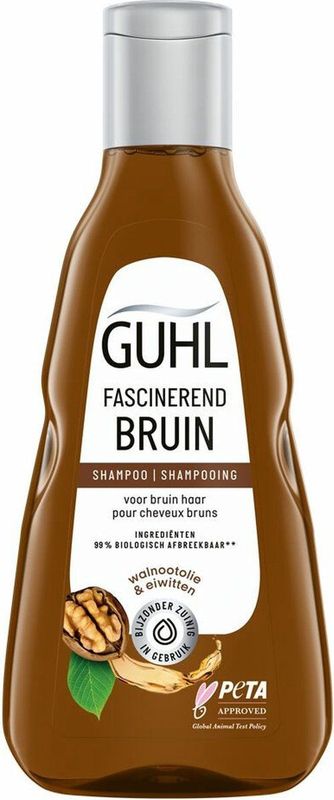 Guhl - Fascinerend Bruin - Shampoo - Bruin - Walnootolie - Hydratatie
