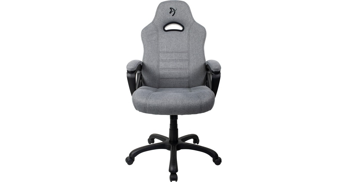 ArozziEnzo Woven Fabric gamestoel  (Grijs)