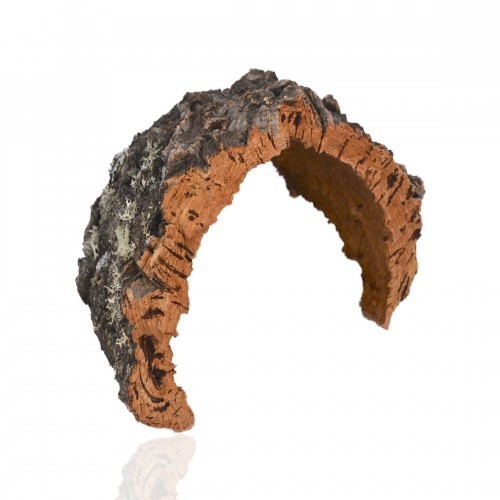 Caverna de cortiça natural para terrário