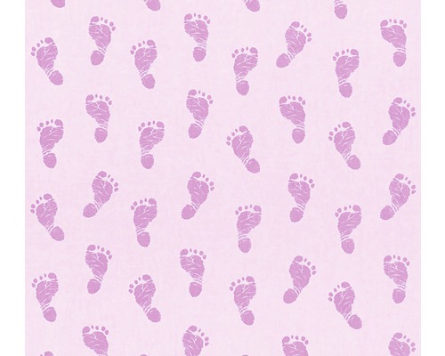 Vliesbehang 35863-3 Little Stars voetjes roze