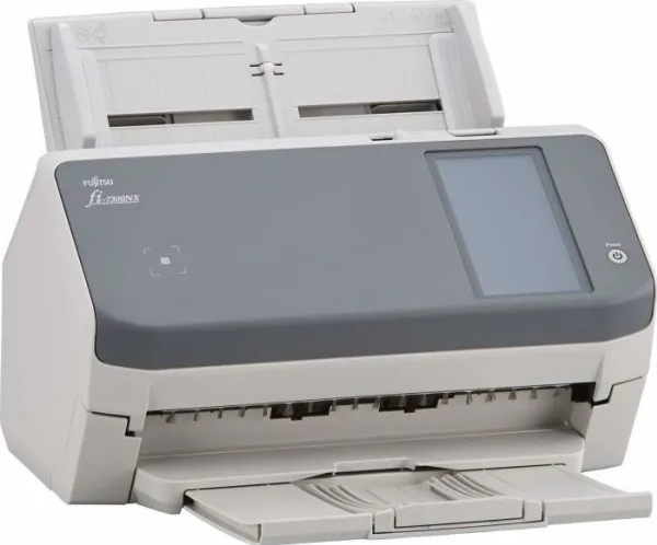 Ricoh fi-7300NX - Dokumentscanner - Dual CCD - Duplex - 216 x 355.6 mm - 600 dpi x 600 dpi - op til 60 ppm (mono) / op til 60 ppm (farve) - ADF (80 ark) - op til 4000 scanninger pr. dag - Gigabit LAN, USB 3.1 Gen 1