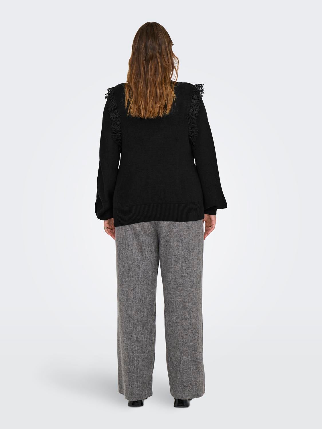 CARLINDY Strickpullover Black