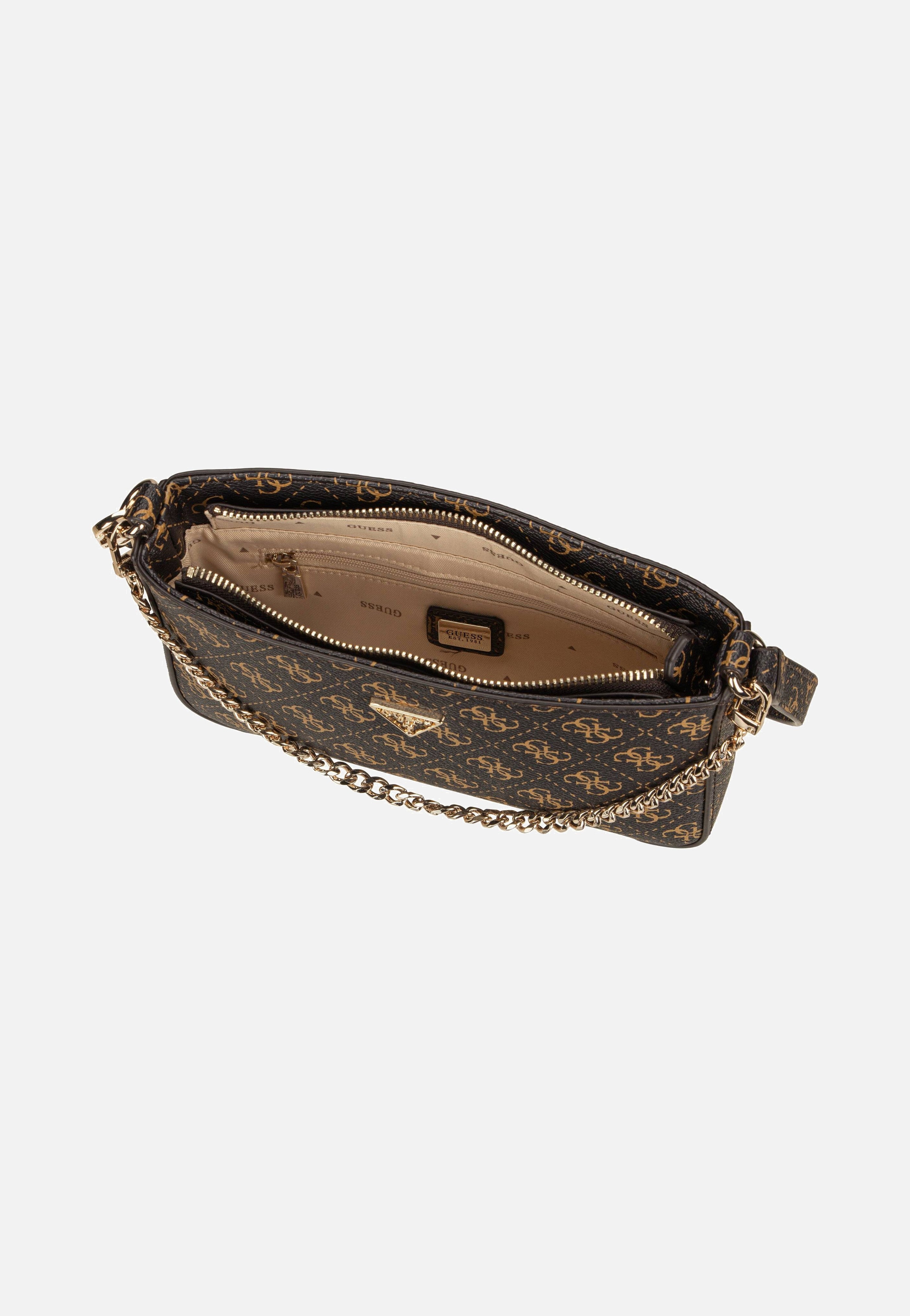 Noelle II Mini Top Zip SHB 72720 Logo Brown - Umhängetasche