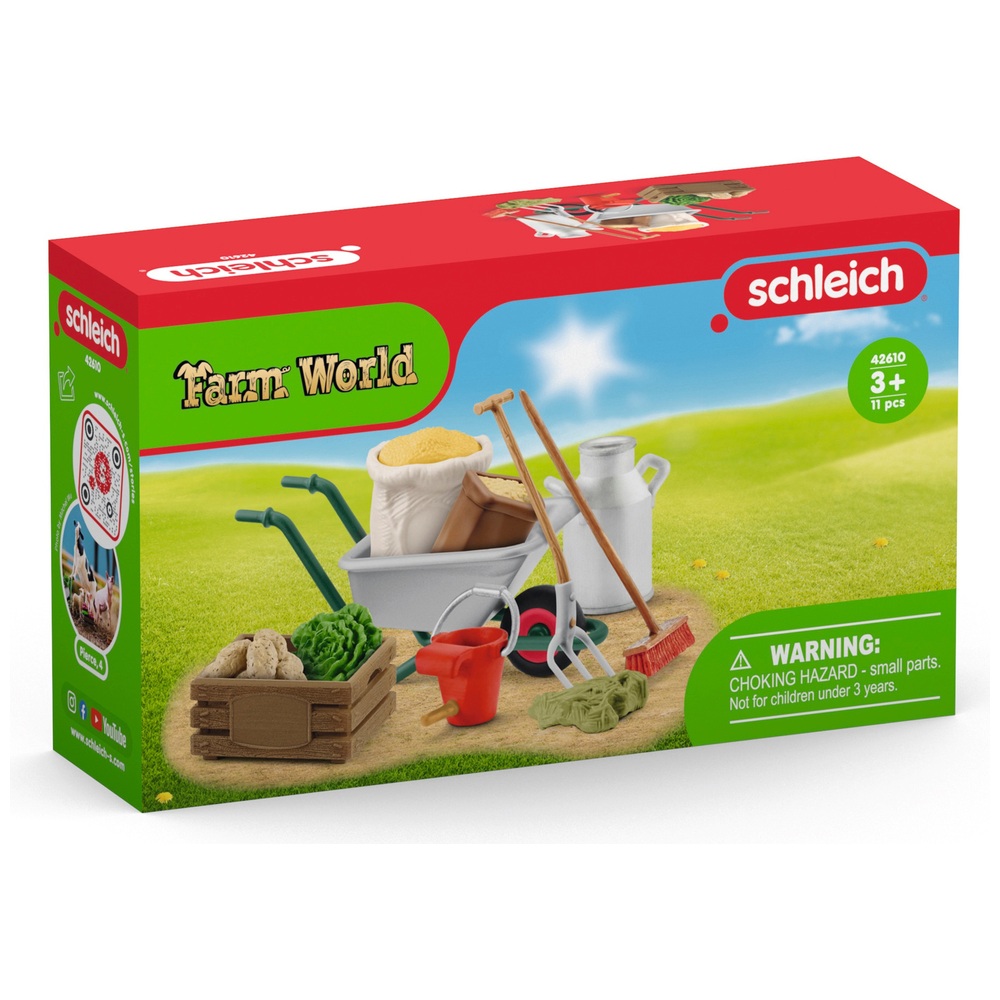 Schleich Farm World 42610 Stallpflege-Zubehörset