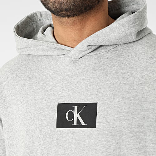 Sweat Capuche NM2416E Gris Chiné