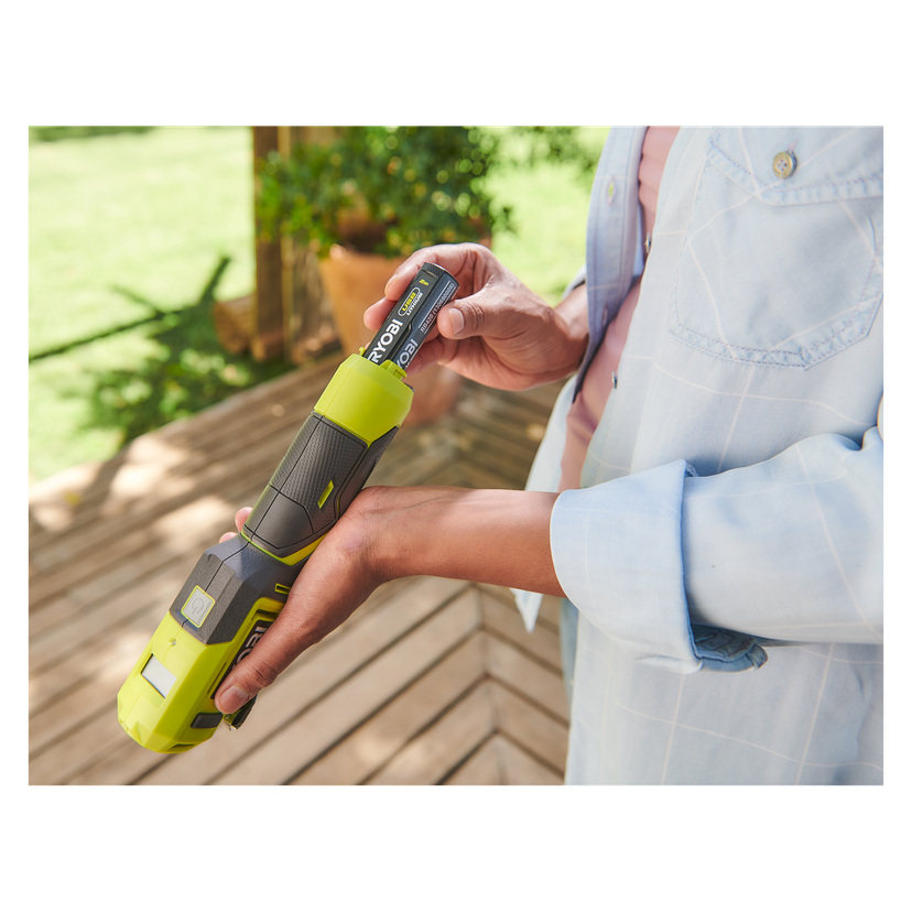 Batteridrevet minikompressor 4 V 2 Ah