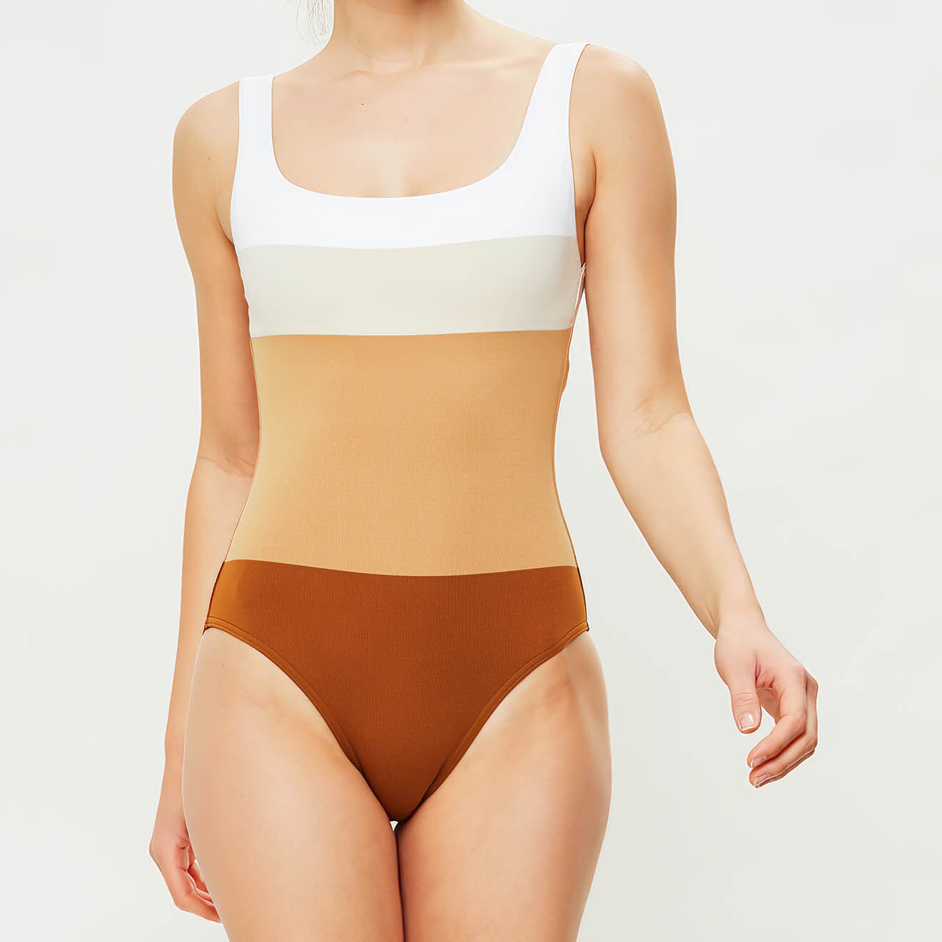 Iodus Maillot de bain 1 Pièce Pantxoa marron/beige/écru