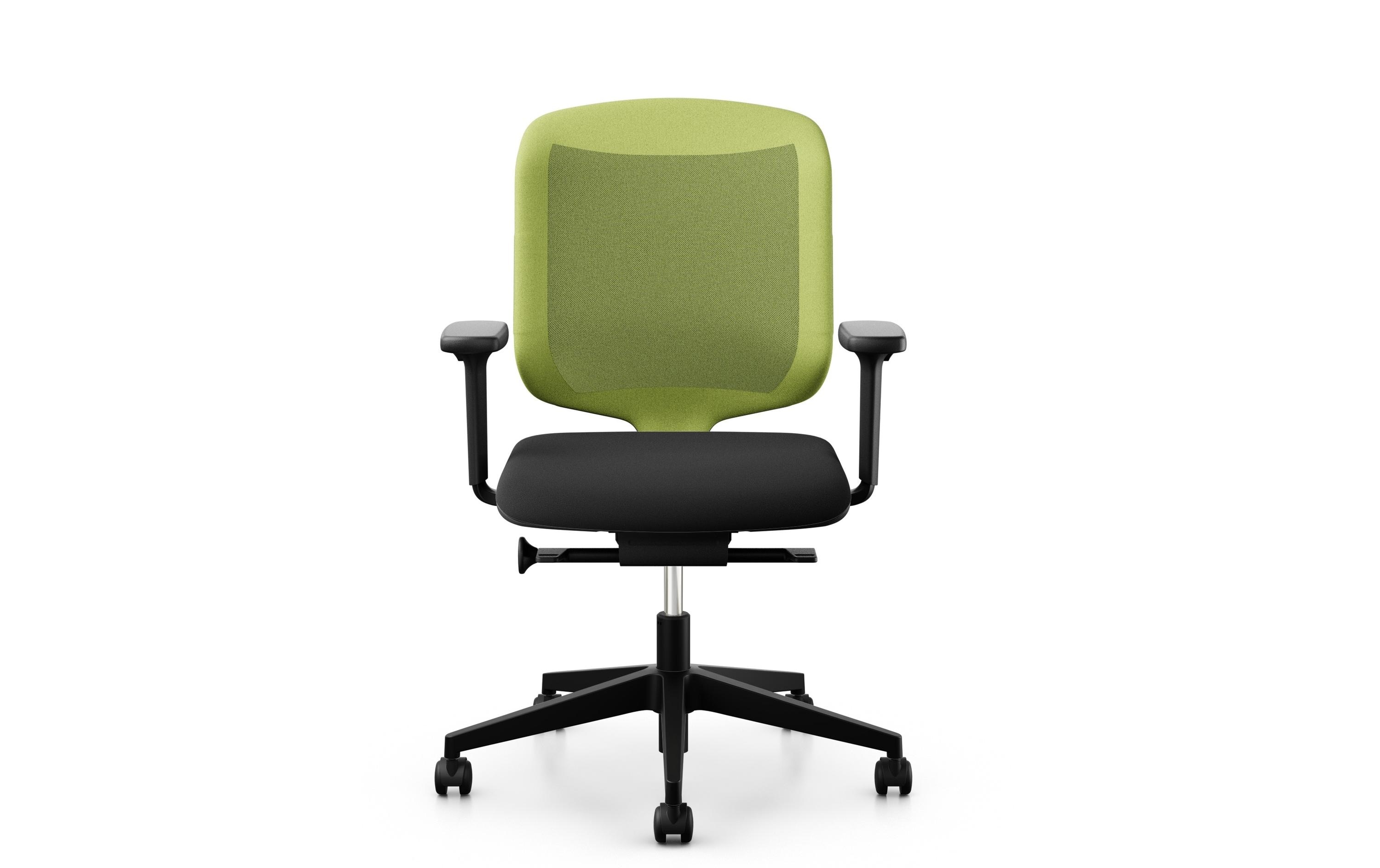 Bürostuhl Chair2Go 434 Schwarz/Grün<br>Drehstuhl mit hohem Sitzkomfort