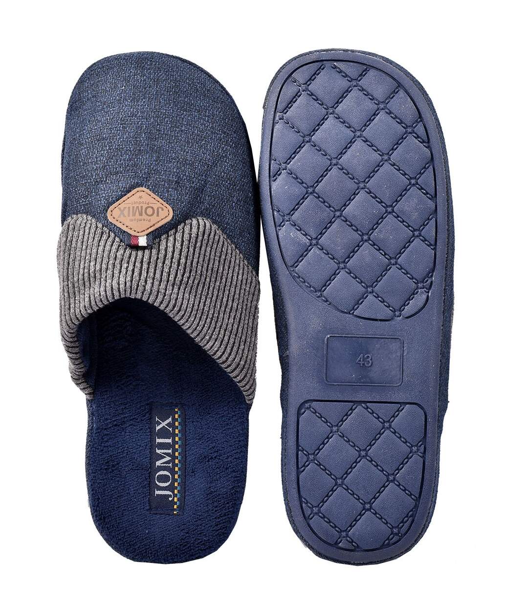 PANTOUFLE Homme PREMIUM MU6000 MARINE