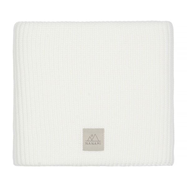 Nanami Rib Knit Ledikantdeken - Dubbelzijdig - Off White