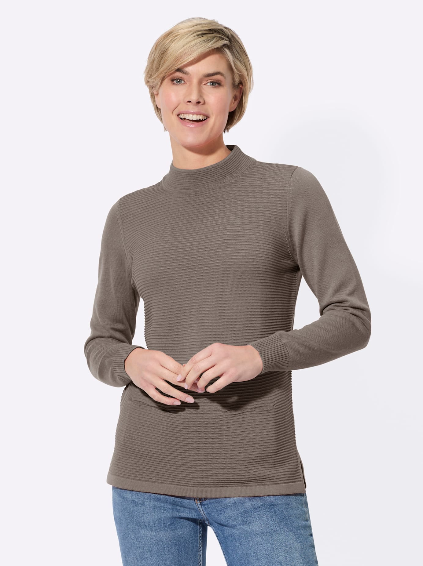 Classic Basics Stehkragenpullover »Stehkragen-Pullover«