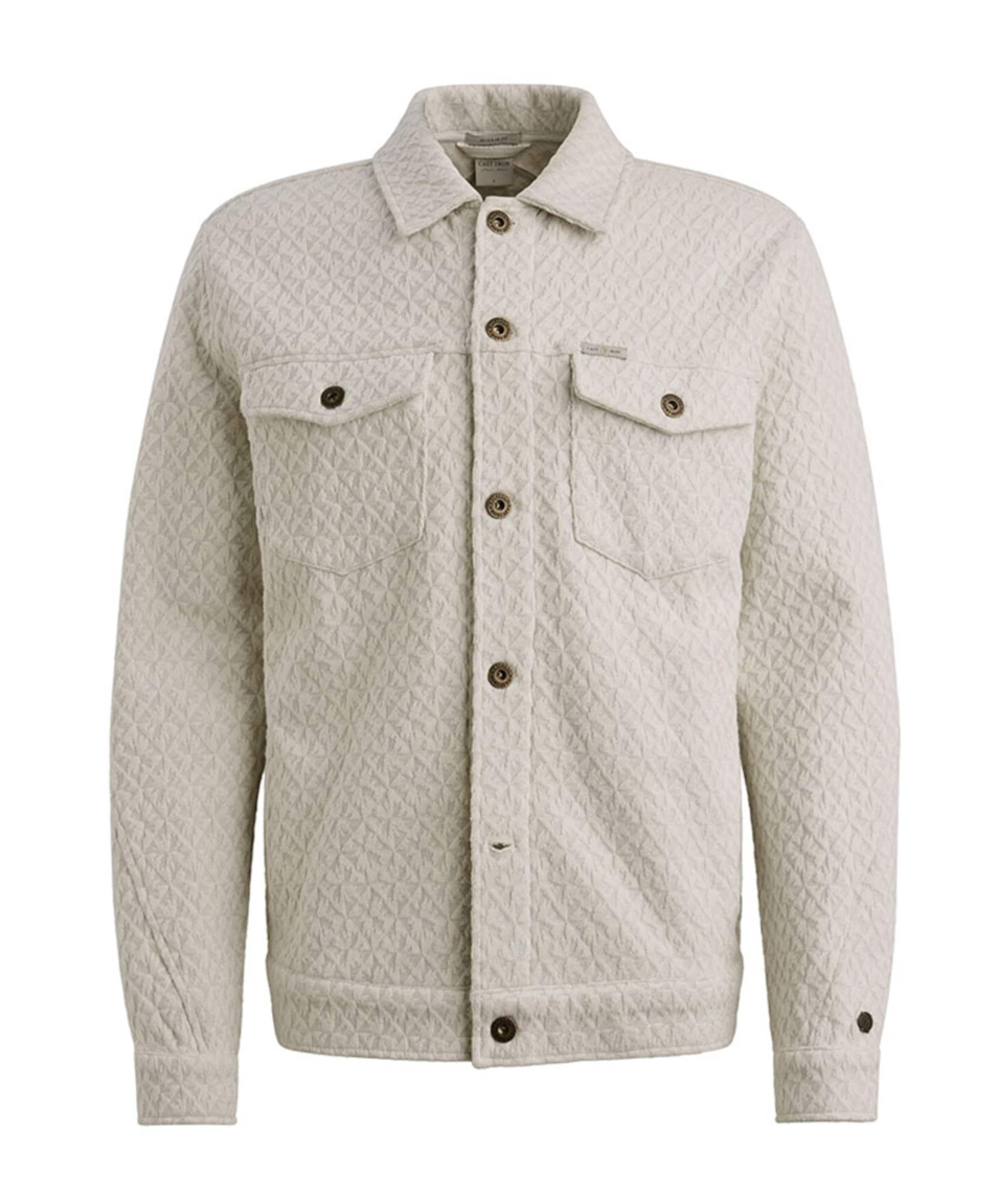 Cast Iron Heren overshirt beige