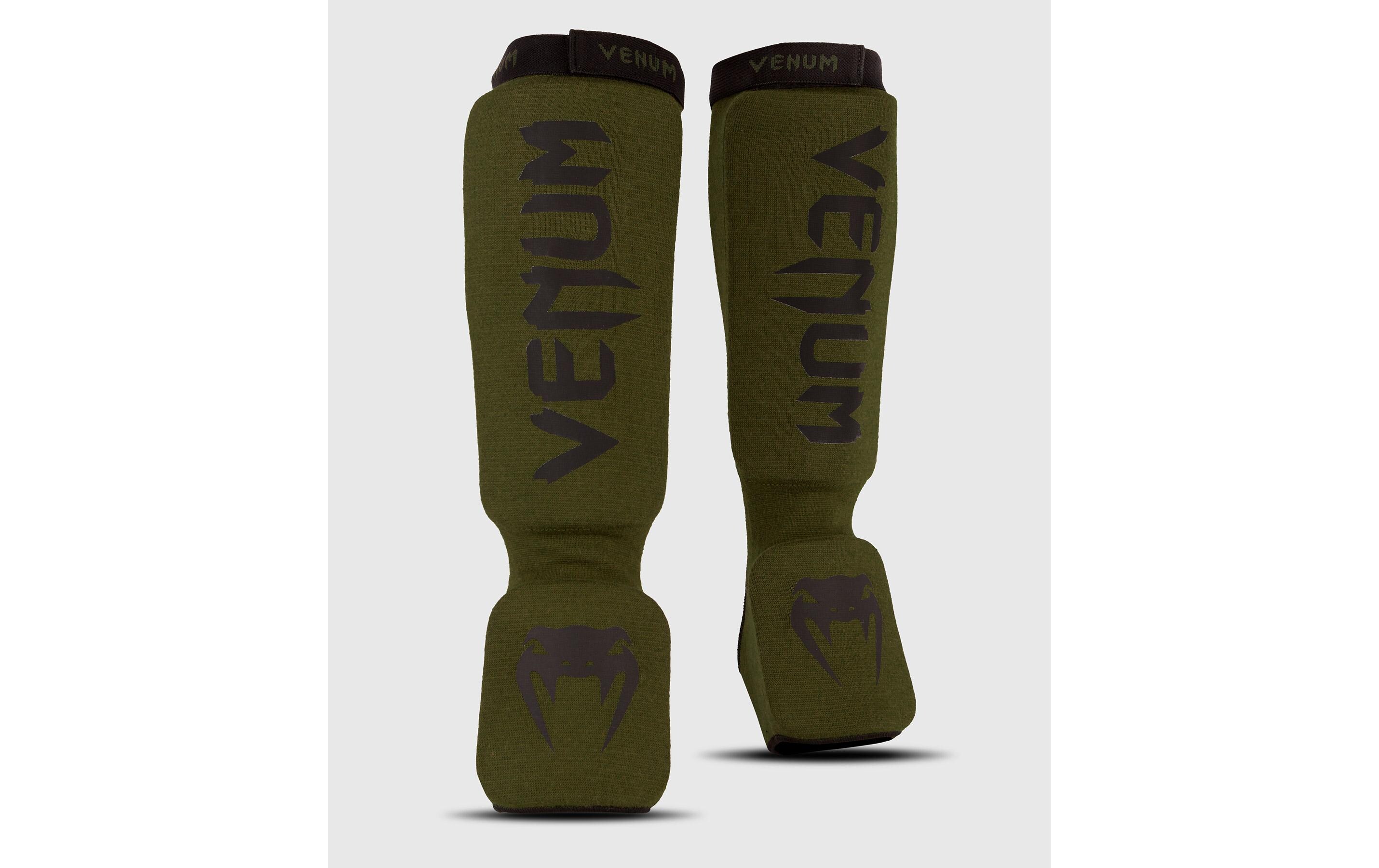 Kontact Shin Guards Olivgrün/Schwarz, LSchienbeinschoner