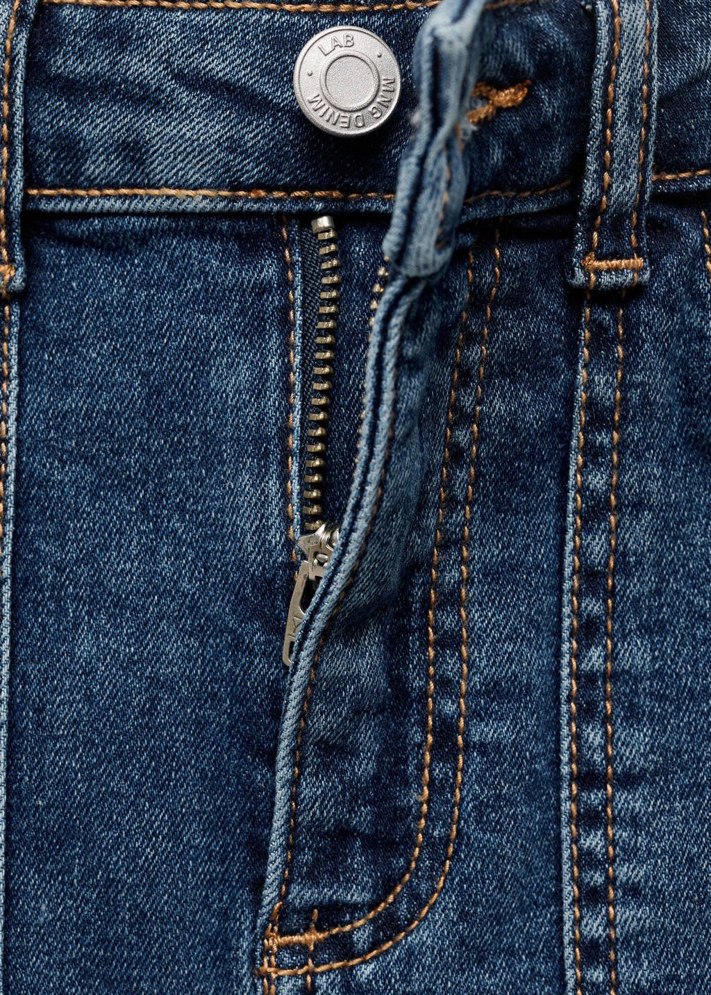 Mango Kids denim spijkerrok medium blue denim